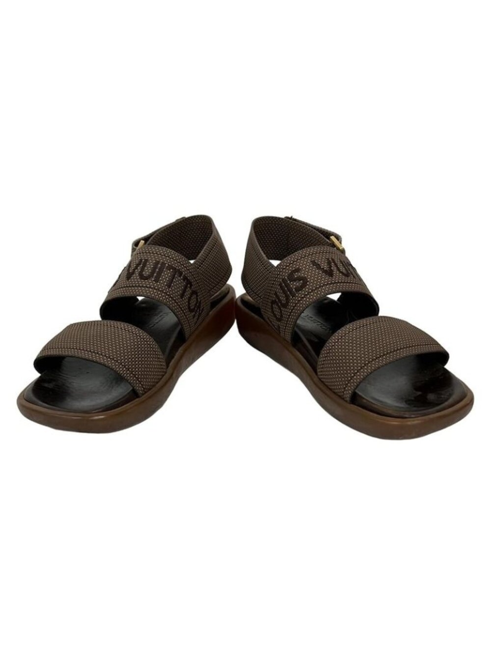 Louis Vuitton Sandals 34.5 Dark Brown - Picture 2 of 6